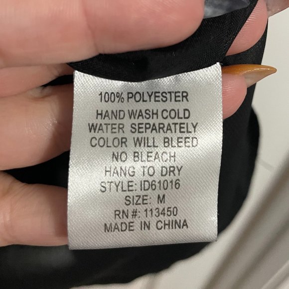 The Impeccable Pig Little Black Dress - Backless with Ruffles - Size M - Picture 5 of 5